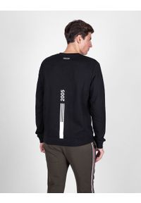 Les Hommes Bluza | LJH202-757P | Sweatshirt | Mężczyzna | Czarny. Okazja: na co dzień. Kolor: czarny. Materiał: bawełna. Wzór: nadruk. Styl: casual