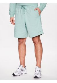 New Balance Szorty sportowe Athletics MS23550 Zielony Relaxed Fit. Kolor: zielony. Materiał: bawełna. Styl: sportowy #1
