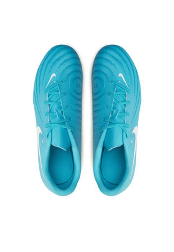 Nike Buty do piłki nożnej Phantom Gx II Club FG/MG FJ2557 400 Niebieski. Kolor: niebieski. Materiał: skóra