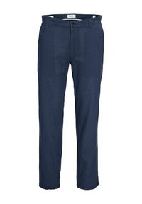 Jack & Jones Chinosy Stace 12248604 Granatowy Tapered Fit. Kolor: niebieski. Materiał: bawełna #3