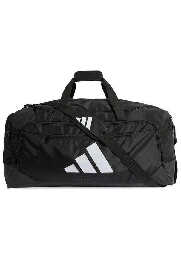 Adidas - Torba adidas Training Defender Duffle L JZ0606 - czarna. Kolor: czarny. Materiał: poliester. Sport: fitness