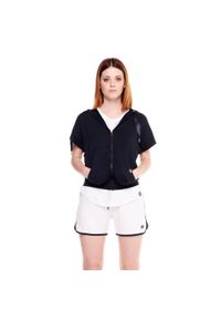 LEONE 1947 APPAREL - Bluza damska w kolorze czarno-białym. Kolor: czarny. Materiał: tkanina