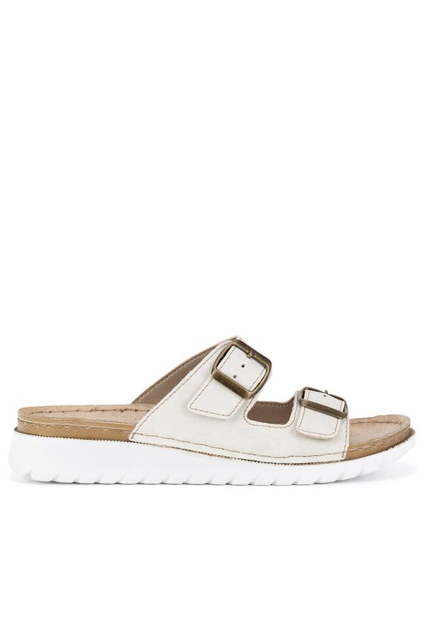 Klapki Inblu. Kolor: beżowy