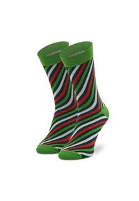Rainbow Socks Zestaw 3 par wysokich skarpet unisex Xmas Socks Box Stripes Pak 3 Zielony. Kolor: zielony. Materiał: materiał #7