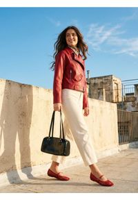 Sinsay - Jeansy culotte - kremowy. Kolor: kremowy