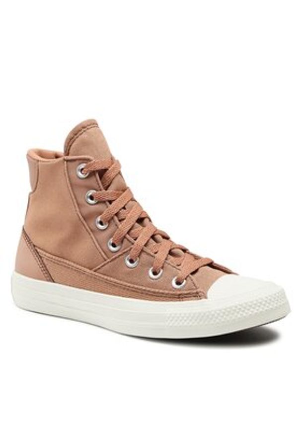 Converse Trampki Chuck Taylor All Star Patchwork A04676C Beżowy. Kolor: beżowy. Materiał: materiał