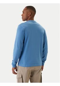 Napapijri Longsleeve S-Box Logo NP0A8BC5 Niebieski Regular Fit. Kolor: niebieski. Materiał: bawełna. Długość rękawa: długi rękaw #4