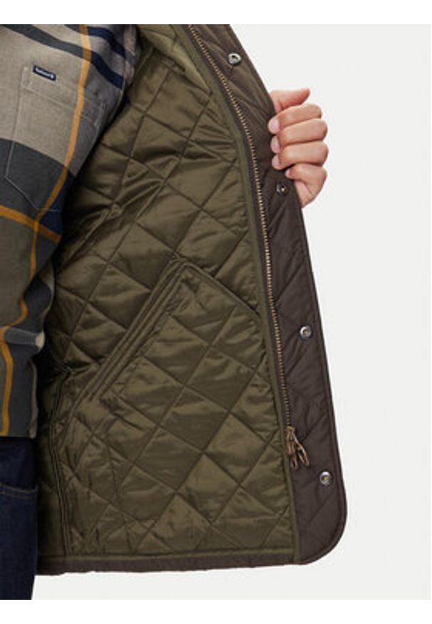 Barbour Kurtka przejściowa Chelsea MQU0006OL51 Zielony Regular Fit. Kolor: zielony. Materiał: syntetyk