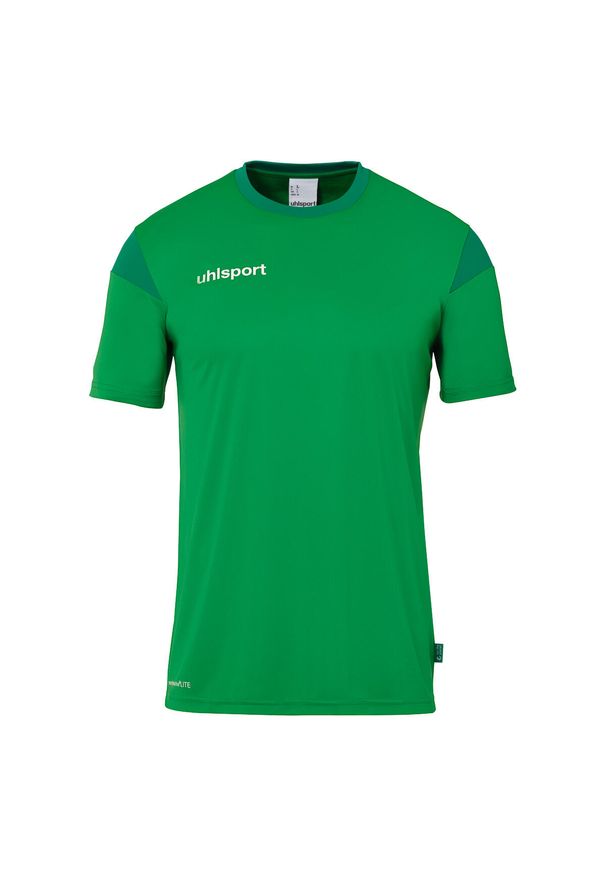 UHLSPORT - Koszulka Uhlsport Squad 27. Kolor: wielokolorowy, niebieski, zielony. Wzór: napisy. Sport: piłka nożna