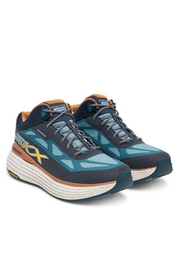 skechers - Skechers Sneakersy Max Cushioning Suspension 129269/NVTL Granatowy. Kolor: niebieski. Materiał: materiał