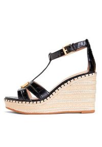 Lauren Ralph Lauren Espadryle Hale Ii 802901589006 Czarny. Kolor: czarny. Materiał: skóra #7