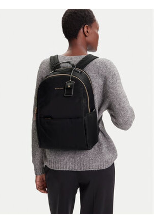 MICHAEL Michael Kors Plecak Sable 30T5G3XB3C Czarny. Kolor: czarny. Materiał: materiał