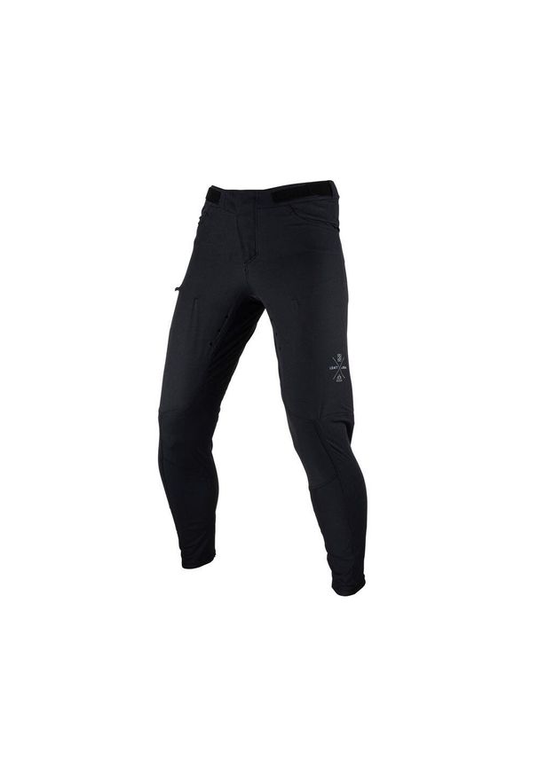 LEATT - Spodnie rowerowe MTB męskie Leatt Trail 2.0 Black. Kolor: czarny. Sport: kolarstwo