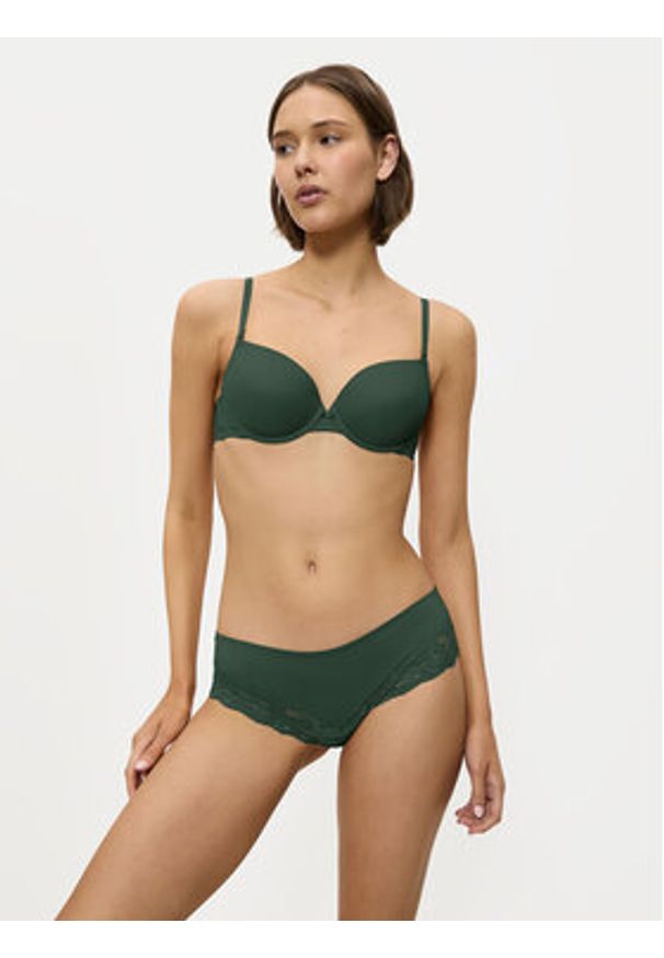 Triumph Bokserki Lovely Micro Hipster 10182555 Zielony. Kolor: zielony. Materiał: syntetyk