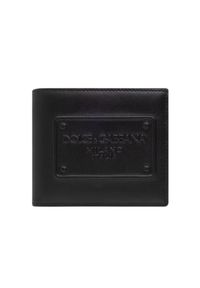 Dolce and Gabbana - DOLCE & GABBANA Czarny portfel męski. Kolor: czarny #3