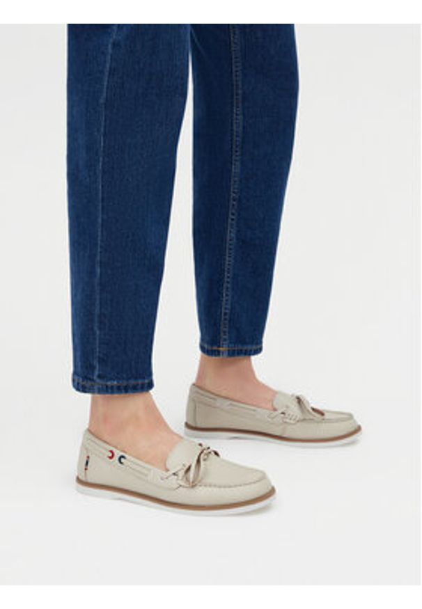 Beverly Hills Polo Club Mokasyny WI16-SKIPER-01 Beżowy. Kolor: beżowy. Materiał: skóra