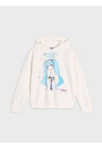 Sinsay - Bluza Hatsune Miku - kremowy. Kolor: kremowy