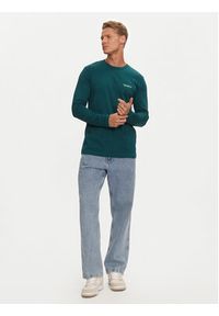 Jack & Jones - Jack&Jones Longsleeve Alvis 12259735 Zielony Standard Fit. Kolor: zielony. Materiał: bawełna. Długość rękawa: długi rękaw #3