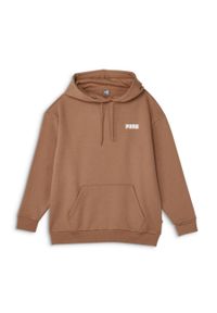 Puma Bluza Ess Relaxed Fl 67715846. Kolor: brązowy