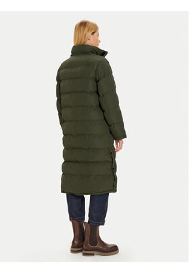 Pepe Jeans Płaszcz zimowy Bibi PL402437 Zielony Loose Fit. Kolor: zielony. Materiał: syntetyk. Sezon: zima