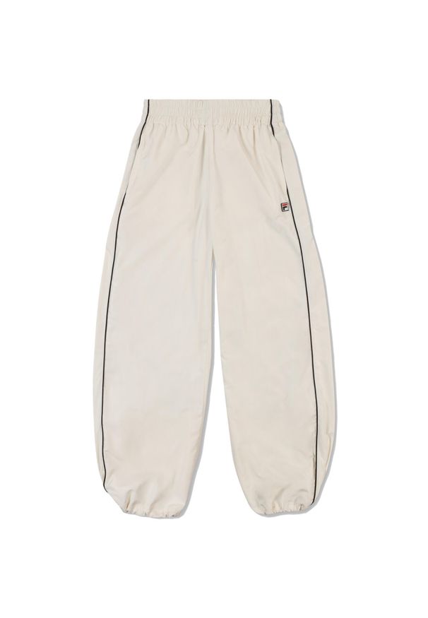 Damskie spodnie dresowe Fila San Siro. Kolor: biały. Materiał: dresówka. Długość: długie. Sport: fitness