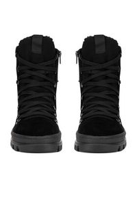 Rieker Trzewiki X8200-00 Czarny. Kolor: czarny. Materiał: zamsz, skóra #5