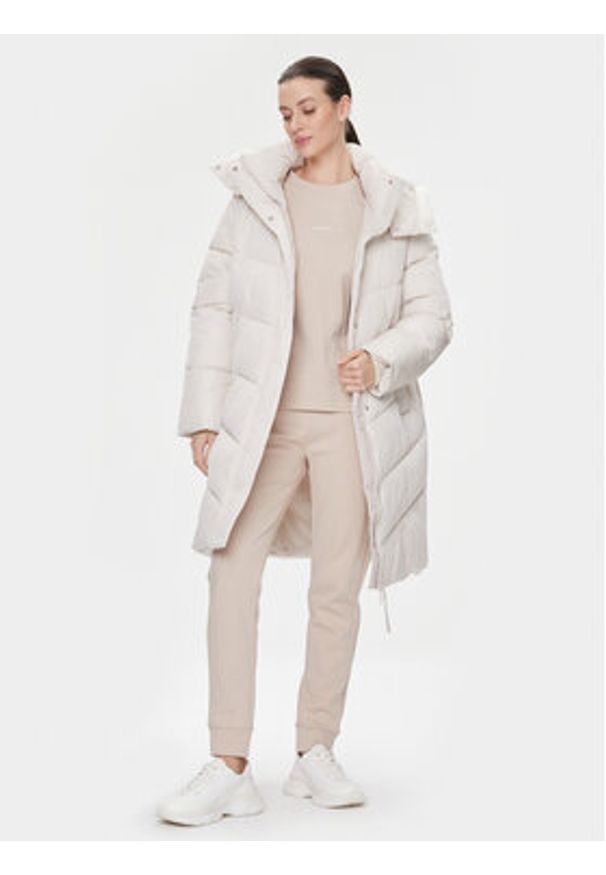 Calvin Klein Kurtka zimowa Modern K20K205948 Écru Relaxed Fit. Materiał: syntetyk. Sezon: zima