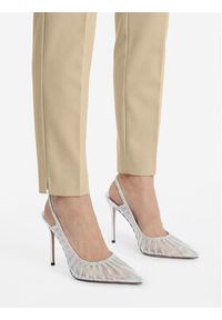 Eva Minge Szpilki EO-AVA-E373-70H-C183Y1 Srebrny. Kolor: srebrny. Materiał: syntetyk, materiał. Obcas: na szpilce #7