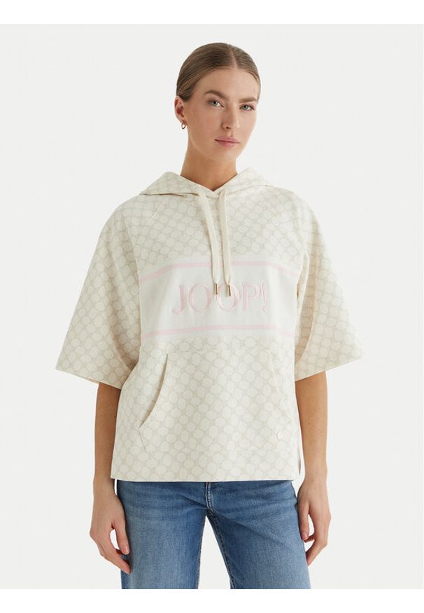 JOOP! Bluza Taisa 30104347 Beżowy Regular Fit. Kolor: beżowy. Materiał: bawełna