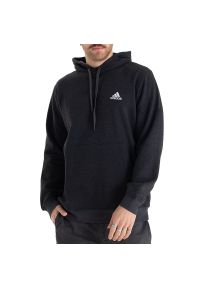 Adidas - Bluza adidas Seasonal Essentials IN7130 - szara. Kolor: szary. Materiał: bawełna, poliester. Wzór: aplikacja. Styl: klasyczny, sportowy