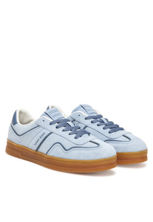 Tommy Jeans Sneakersy The Greenwich EN0EN02806 Niebieski. Kolor: niebieski. Materiał: zamsz, skóra