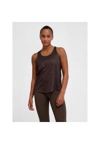 Damski tank top Hummel AOP Light Weight. Kolor: brązowy. Długość rękawa: bez rękawów