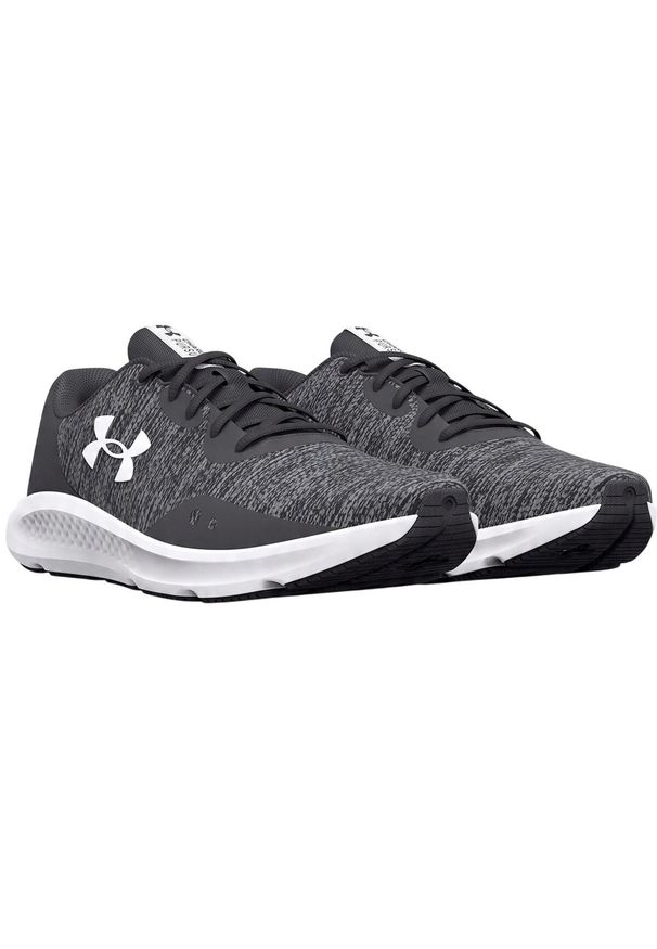 Under Armour - Buty Męskie Logo Bieganie Charged Pursuit 3. Kolor: szary. Sport: bieganie