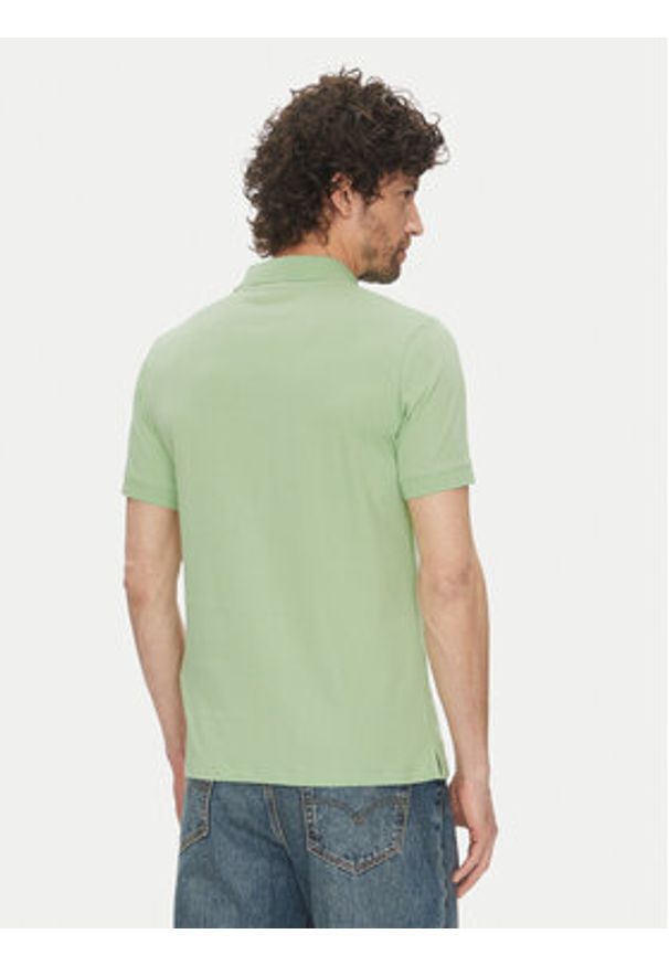 Karl Lagerfeld - KARL LAGERFELD Polo 745710 552224 Zielony Regular Fit. Typ kołnierza: polo. Kolor: zielony. Materiał: bawełna