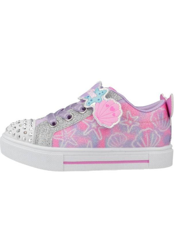 skechers - Buty SKECHERS UNDERWATER MAGIC Rose. Okazja: na co dzień. Kolor: różowy. Materiał: syntetyk, tkanina