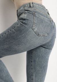 Born2be - Niebieskie Jeansy o Kroju Dzwonów z Regularnym Stanem Setva. Okazja: na co dzień. Kolor: niebieski. Styl: casual, elegancki #4