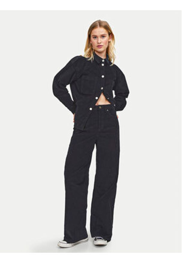 JJXX Jeansy Gelly 12217215 Czarny Wide Leg. Kolor: czarny