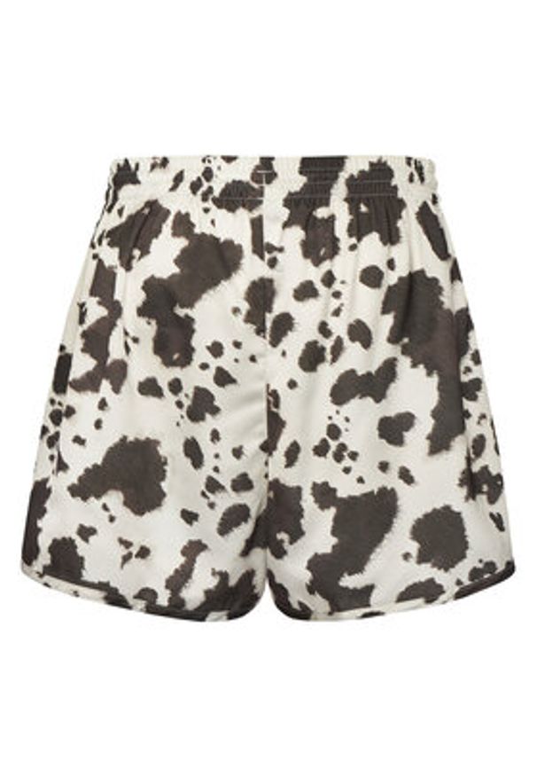 Adidas - adidas Szorty sportowe Satin KA2674 Brązowy Loose Fit. Kolor: brązowy. Materiał: syntetyk