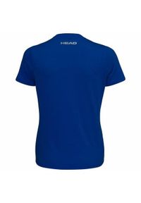Koszulka sportowa damska Head Club 22 Lucy. Kolor: niebieski. Materiał: poliester. Długość rękawa: krótki rękaw. Długość: krótkie