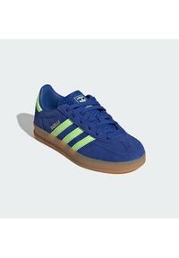 Adidas - adidas Sneakersy Gazelle Indoor KJ2302 Niebieski. Kolor: niebieski. Materiał: zamsz, skóra. Model: Adidas Gazelle #3