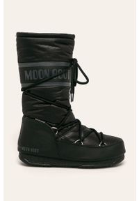 Moon Boot - Śniegowce High Nylon WP. Nosek buta: okrągły. Kolor: czarny. Materiał: nylon #1