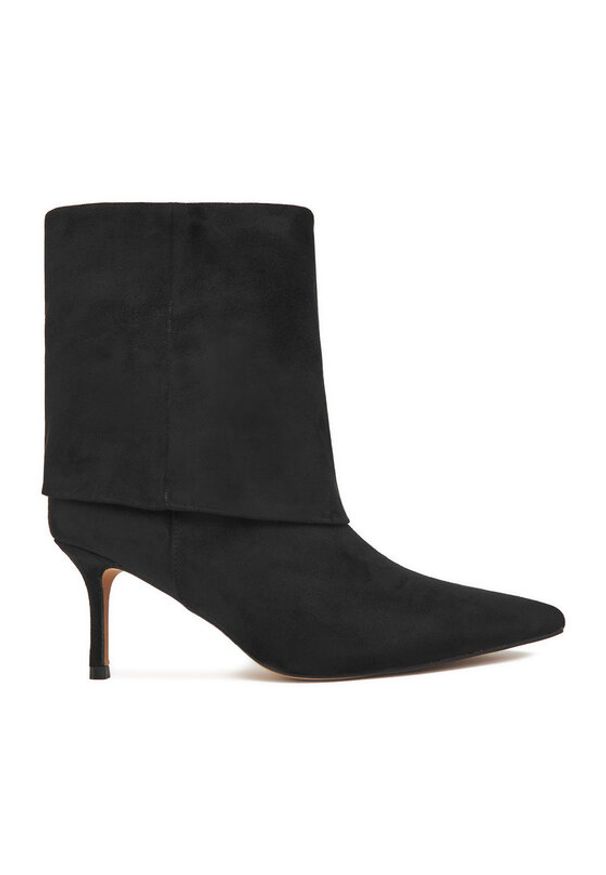 Nine West Botki CEO-JUMANAH-01 Czarny. Kolor: czarny. Materiał: materiał