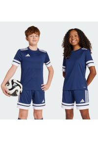 Adidas - Koszulka Squadra 25 Kids. Kolor: biały, wielokolorowy, niebieski. Materiał: materiał