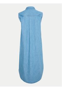 Kaffe Sukienka jeansowa Louise 10508518 Niebieski Regular Fit. Kolor: niebieski. Materiał: bawełna #3