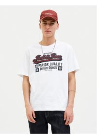 Jack & Jones - Jack&Jones T-Shirt Logo 12279535 Biały Standard Fit. Kolor: biały. Materiał: bawełna