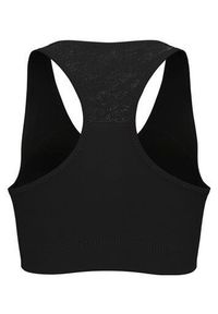 Biustonosz sportowy Odlo Bralette ESSENTIAL PRINT. Kolor: czarny. Wzór: nadruk