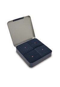 TOMMY HILFIGER - Tommy Hilfiger Skarpety długie 701235378 Granatowy. Kolor: niebieski. Materiał: materiał, bawełna