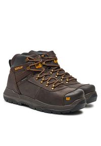 CAT Footwear Trapery Pneumatic 2.0 St S3 Wr Hro Src P725694 Brązowy. Kolor: brązowy. Materiał: skóra #4