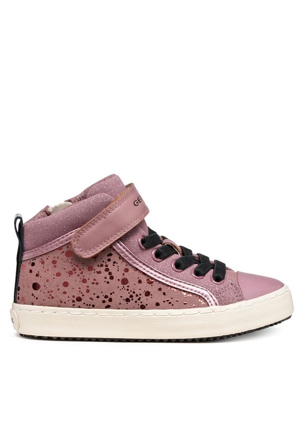 Sneakersy Geox. Kolor: różowy