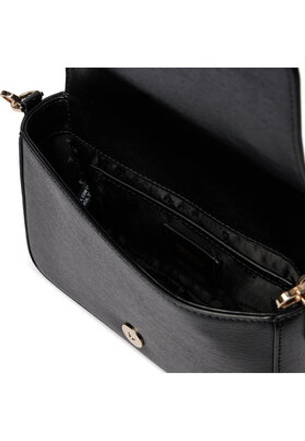 DKNY Torebka Bryant Ave Md Flap C R42E3E21 Czarny. Kolor: czarny. Materiał: skórzane